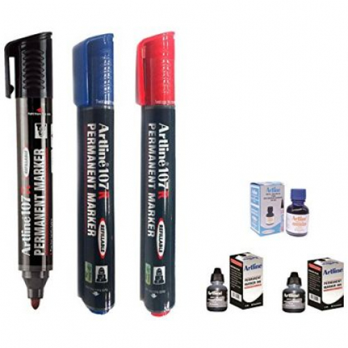 Artline 107 Permanent Marker Red