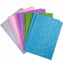 Glitter Foam paper A4